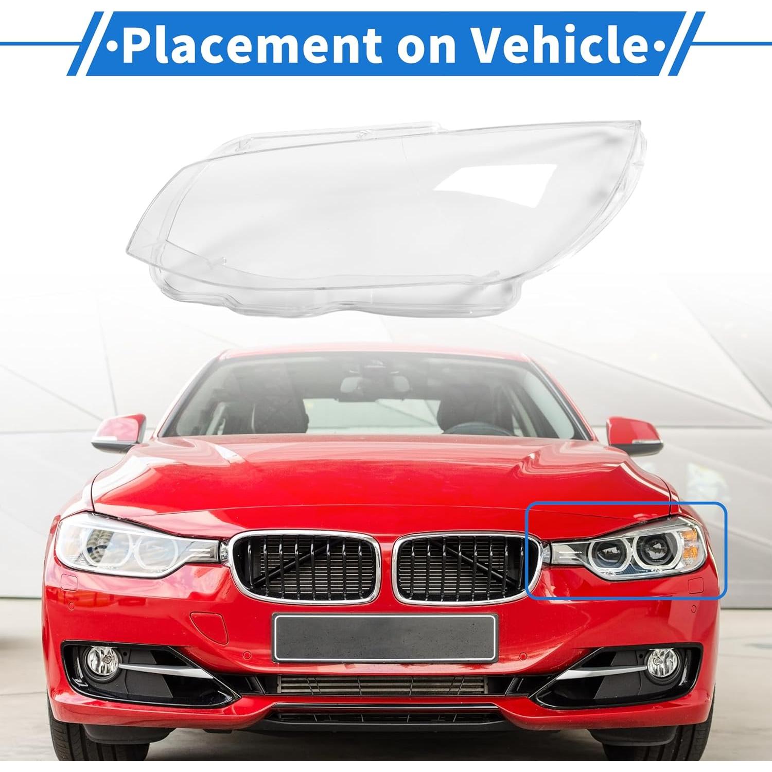 Cubierta de Lente de Faro VekAuto para BMW E92 E93 2010-2013
