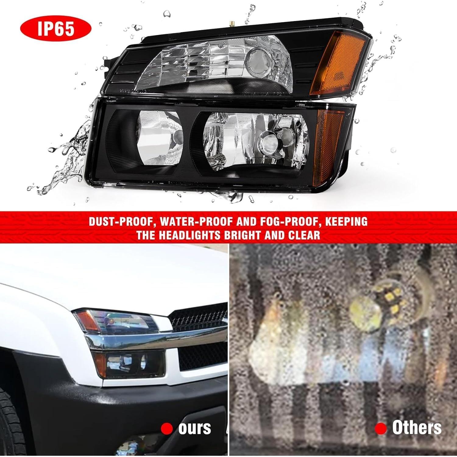 Faros Reemplazo OE ADCARLIGHTS para Chevy Avalanche 2002-2006