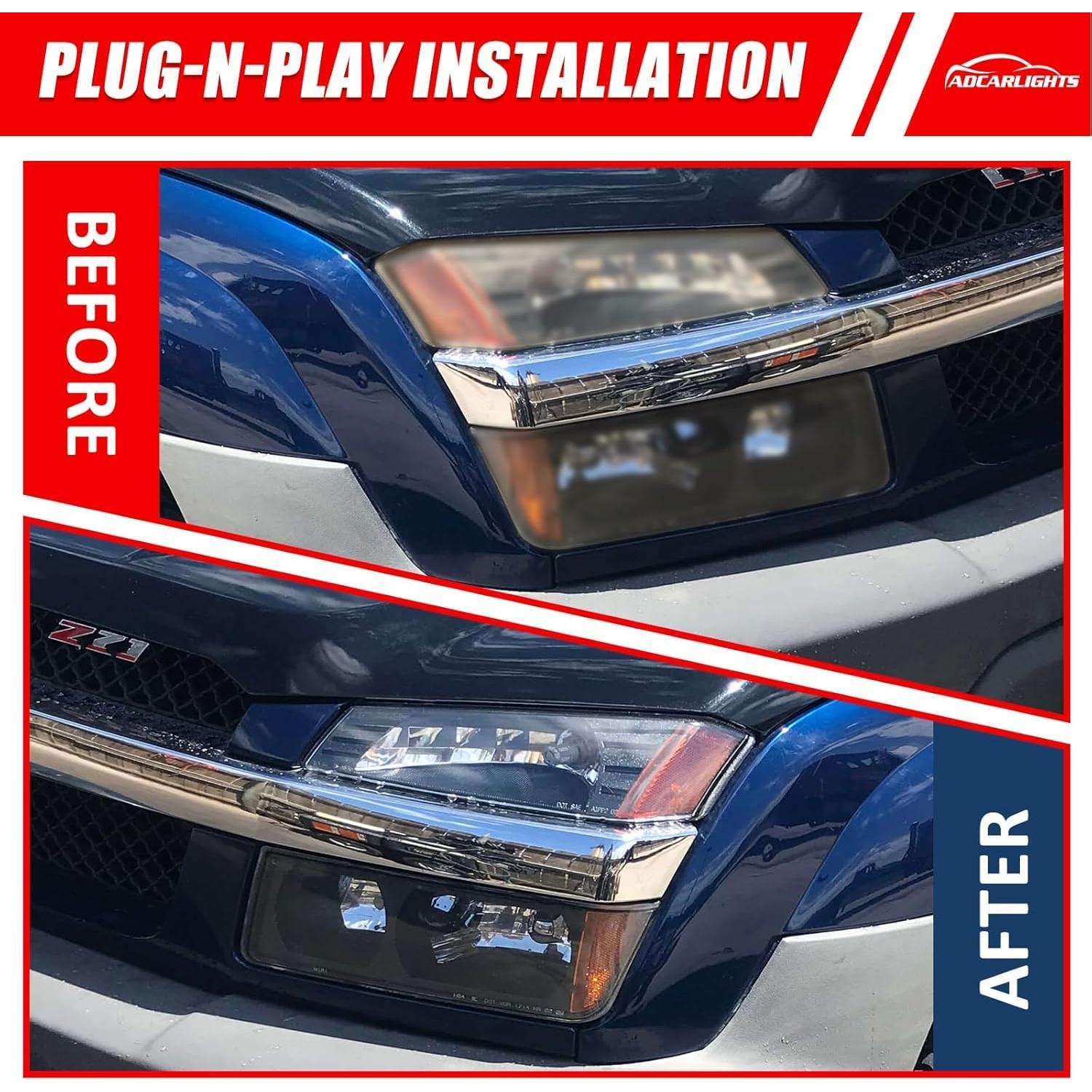 Faros Reemplazo OE ADCARLIGHTS para Chevy Avalanche 2002-2006