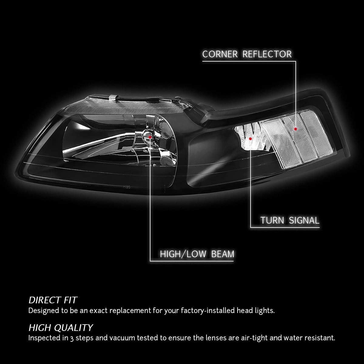 Faros LED DNA MOTORING para Ford Mustang 99-04, 1 Par