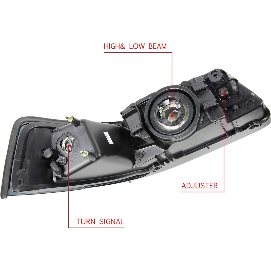 Faros LED DNA MOTORING para Ford Mustang 99-04, 1 Par