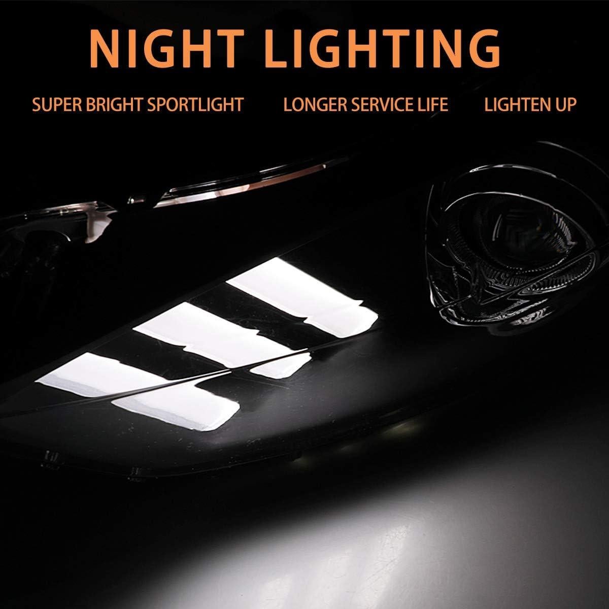 Faros AUTOWIKI para Ford Mustang 2015-2017 Lente Clara