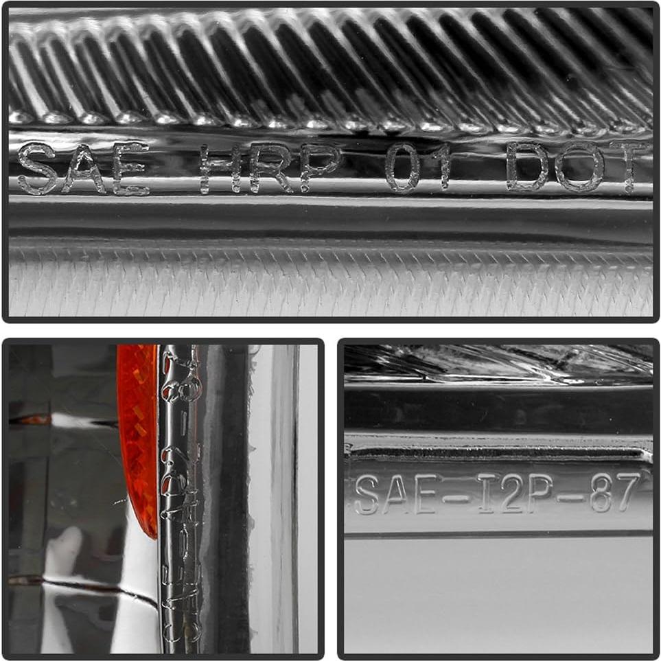 Faros Reemplazo ACANII para Ford Mustang 1987-1993 - Titanio