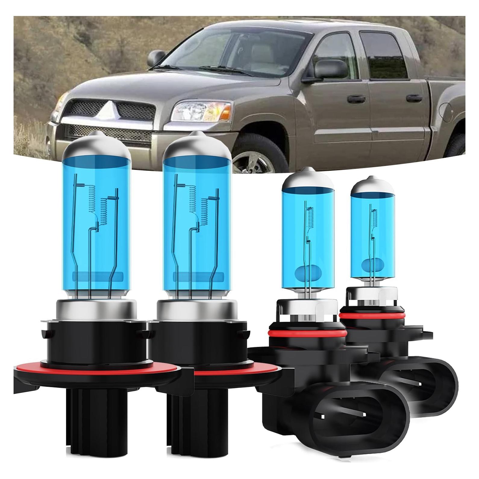 Faros Halógenos TTDBDAN para Mitsubishi Raider 2006-2009, 4 Pzs