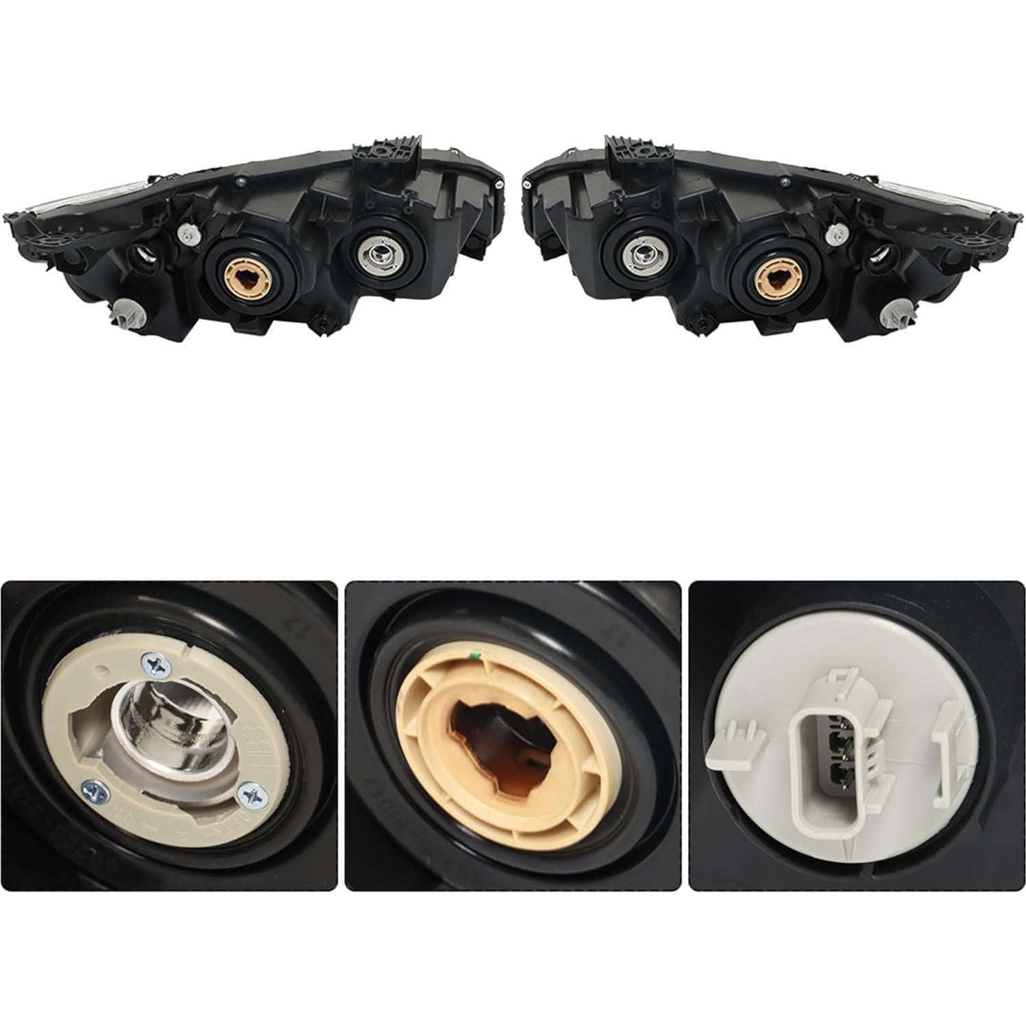 Conjunto de Faros Halógenos Thomletha para Honda Civic 2016-2020