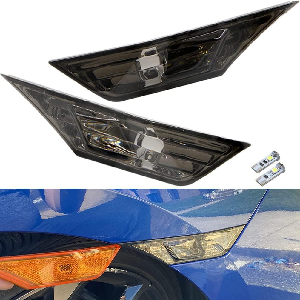 Luces de Marcador Lateral LED NJSBYL para Honda Civic 2016-2022