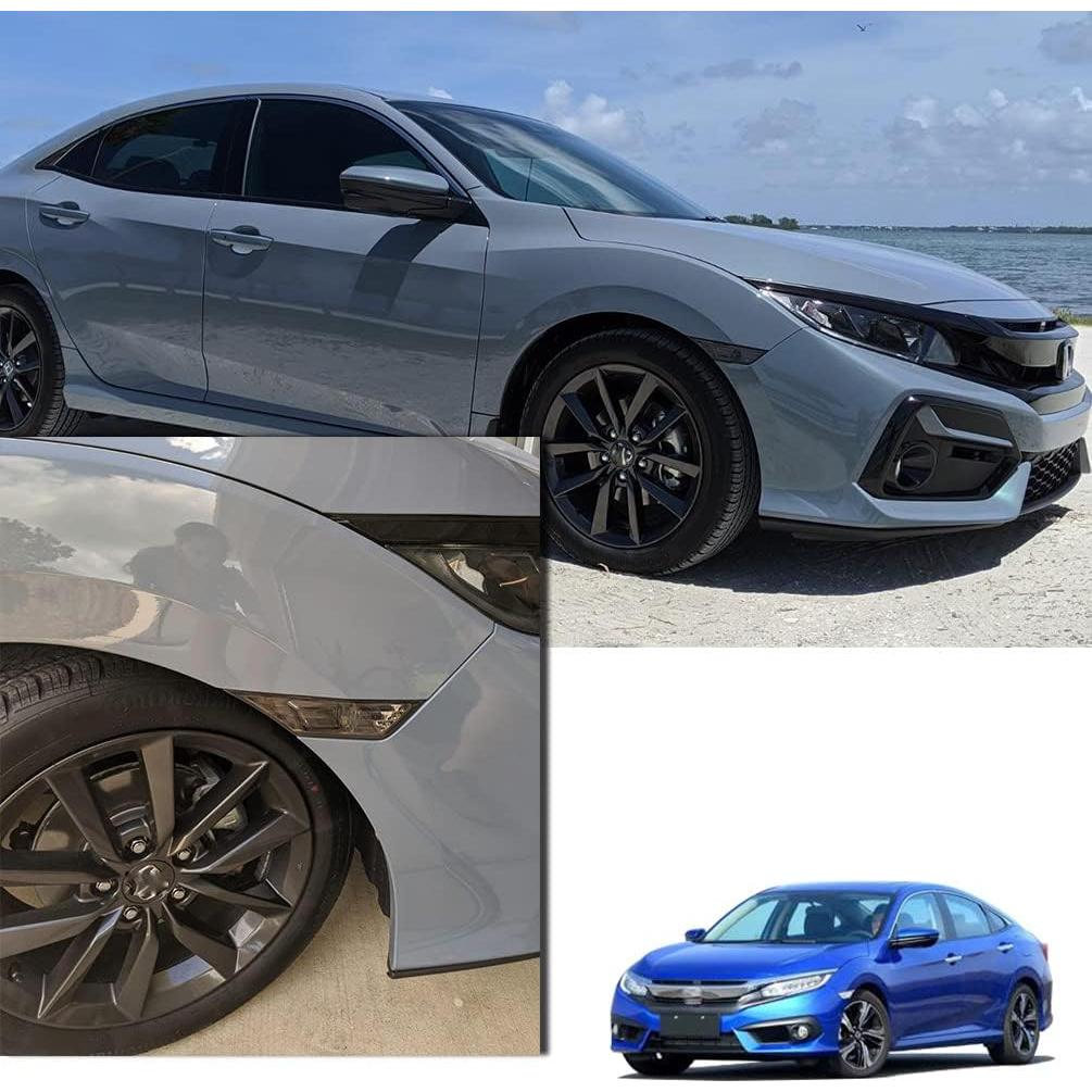 Luces de Marcador Lateral LED NJSBYL para Honda Civic 2016-2022