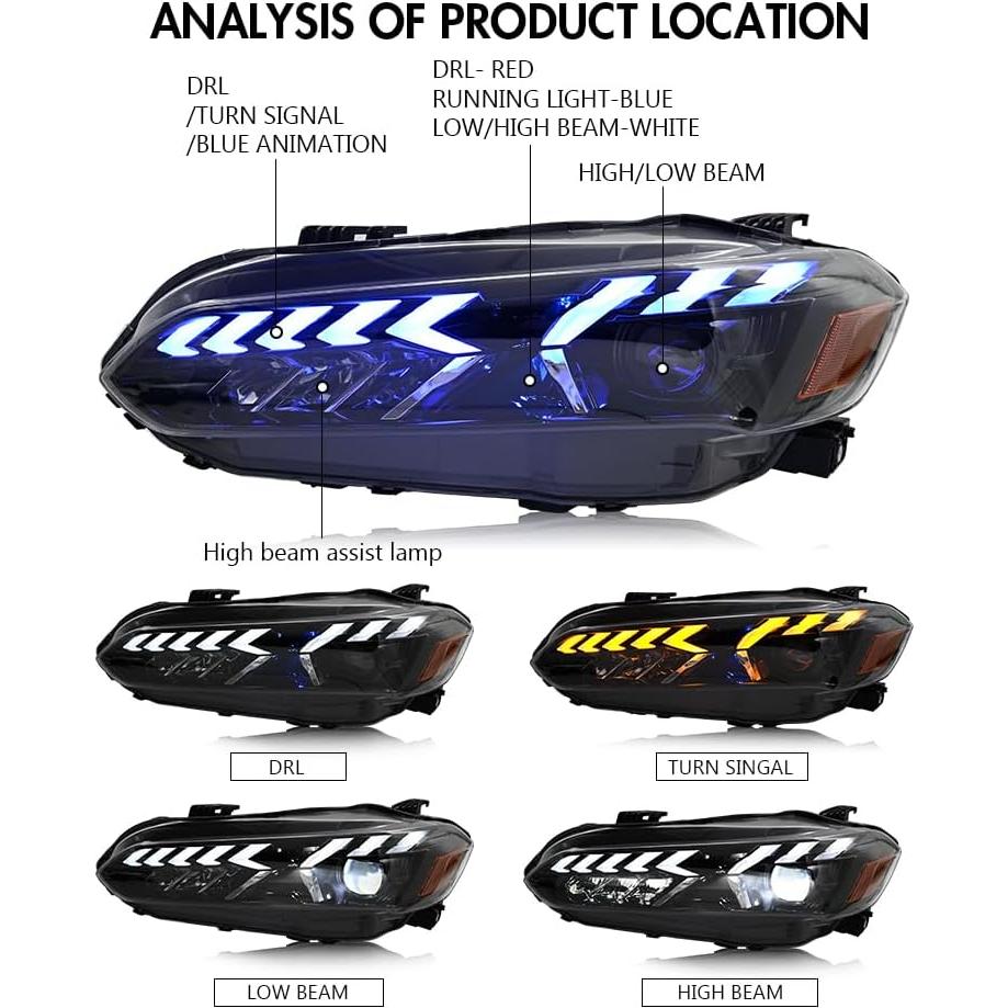 Lámpara Frontal T T-ABC Animación Secuencial Honda Civic 2022-2025