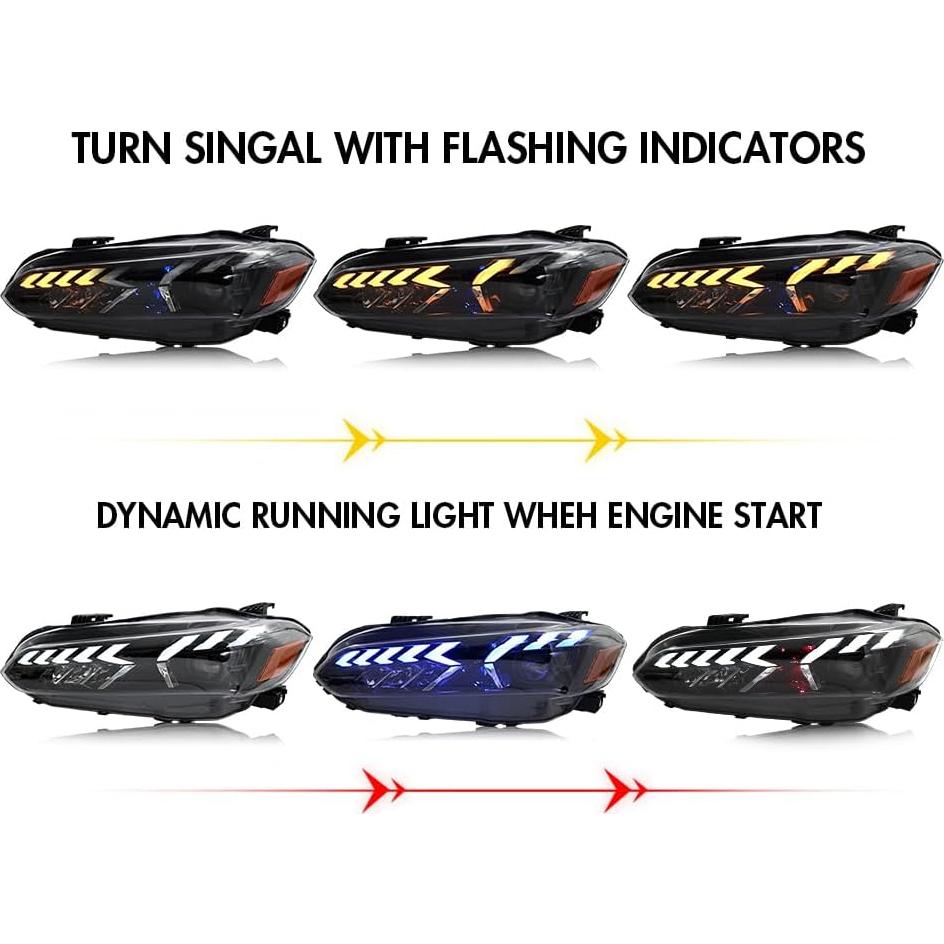 Lámpara Frontal T T-ABC Animación Secuencial Honda Civic 2022-2025