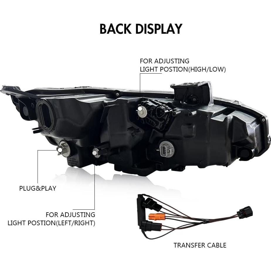 Lámpara Frontal T T-ABC Blanca para Honda Civic 2016-2021