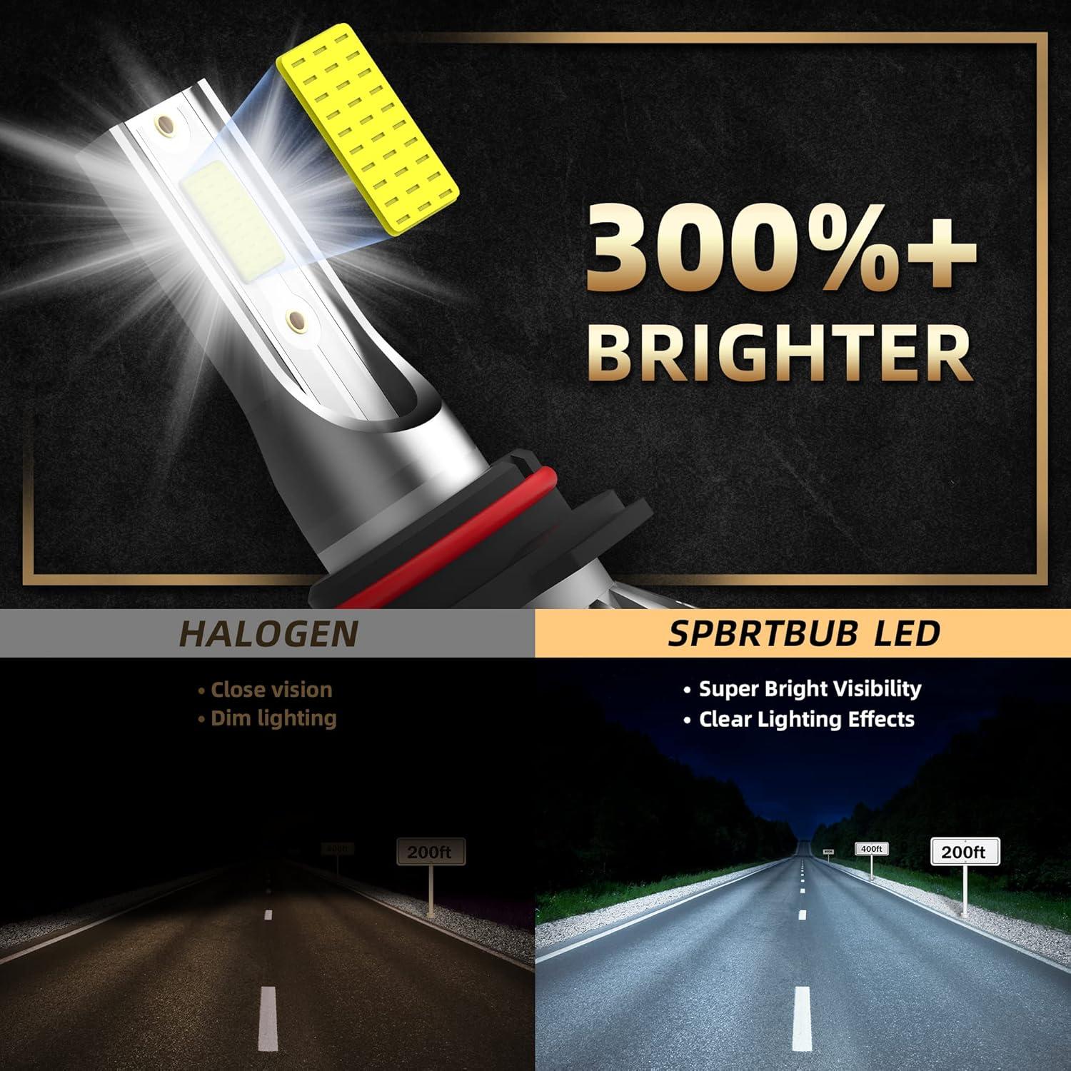 Bombillas LED SPBRTBUB 9005/H11 para Honda Civic 2016-2020