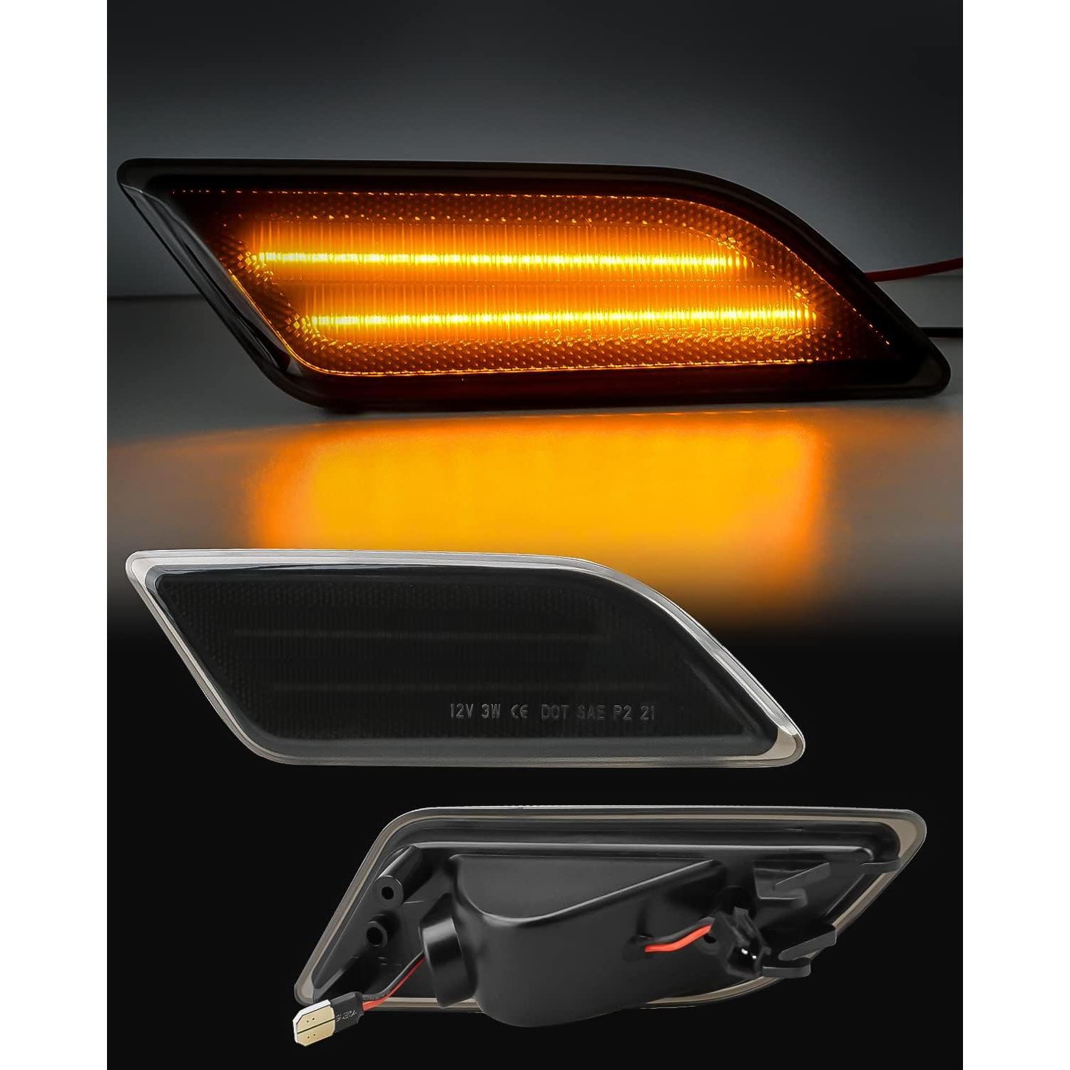 Luces LED Marcador Lateral Bestview para Mercedes Benz W204 2012-2014