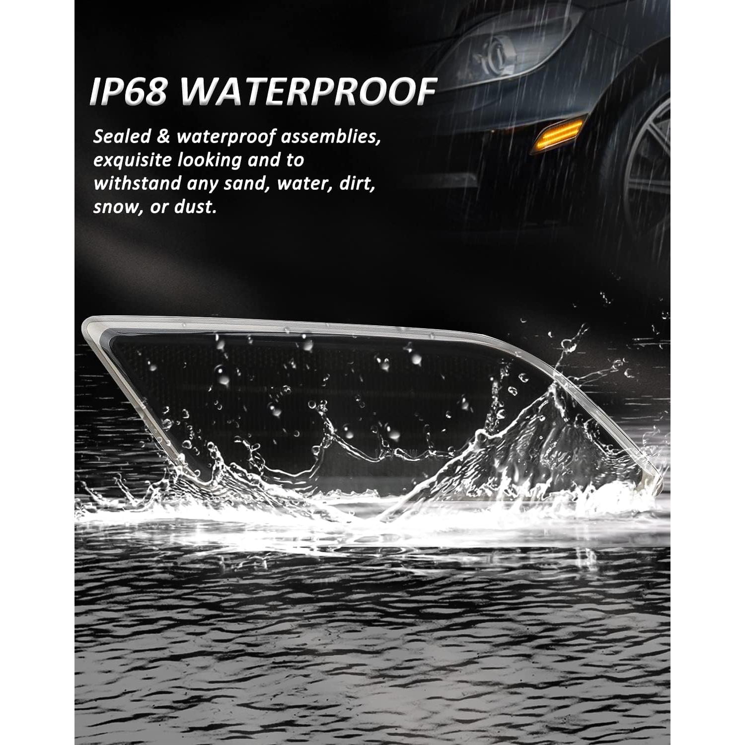 Luces LED Marcador Lateral Bestview para Mercedes Benz W204 2012-2014