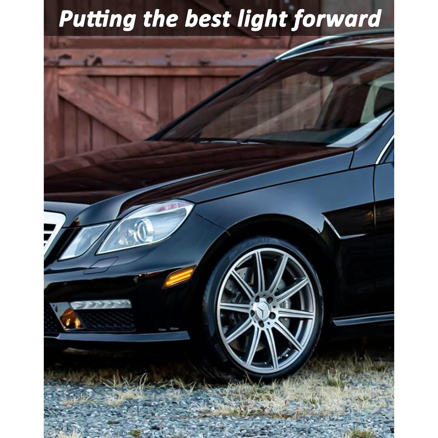 Luces LED Marcador Lateral Bestview para Mercedes Benz W204 2012-2014