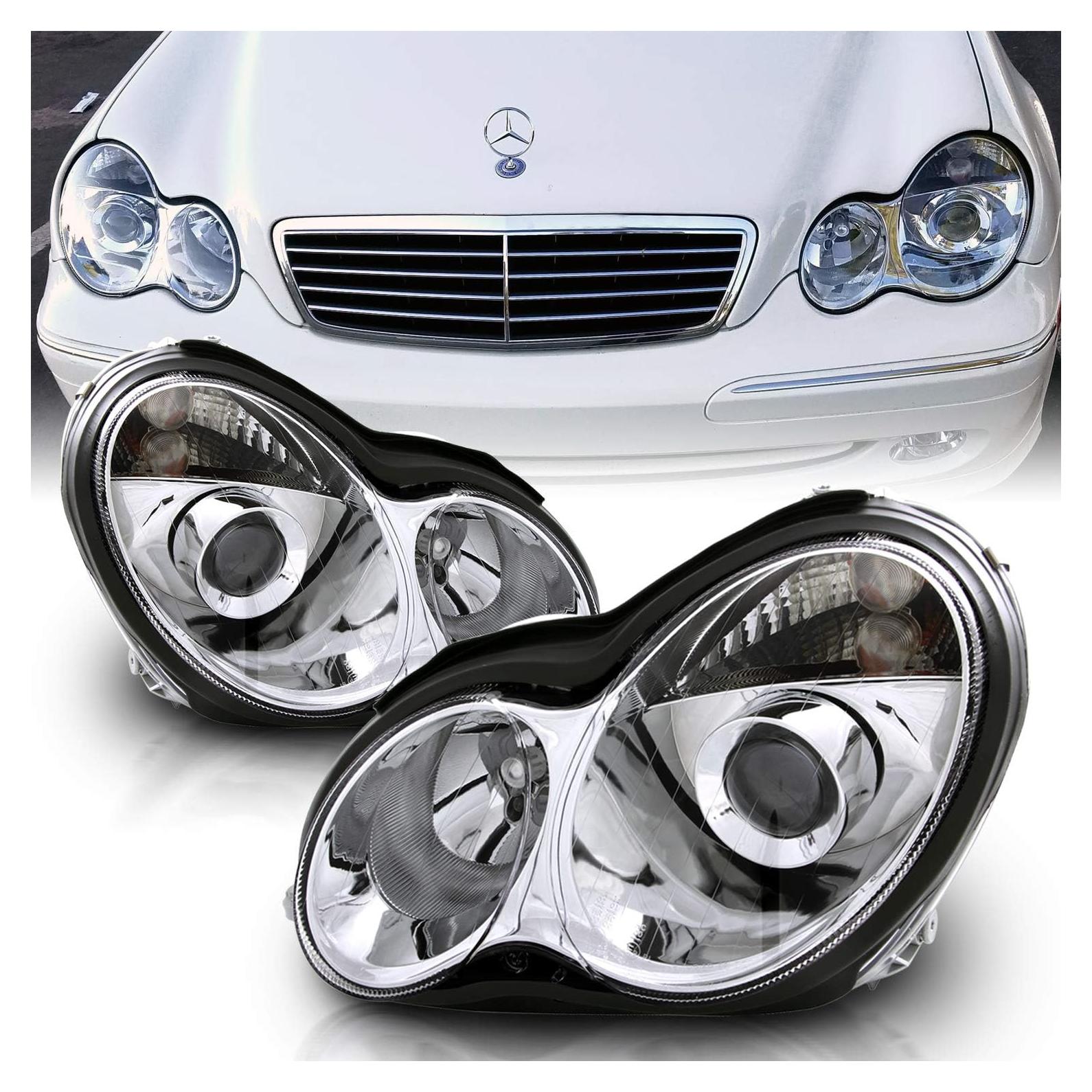 Faros Halógenos AmeriLite para Mercedes-Benz W203 2001-2007