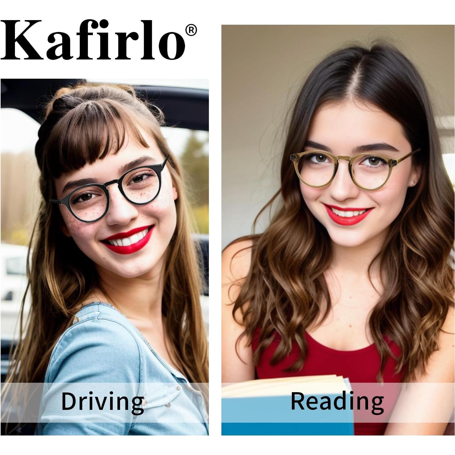 Gafas de lectura bifocales Kafirlo con bloqueo luz azul 3.0D