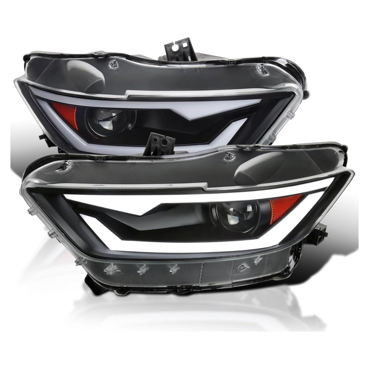 Faros Proyector Spec-D Tuning con LED para Ford Mustang 2015-2020