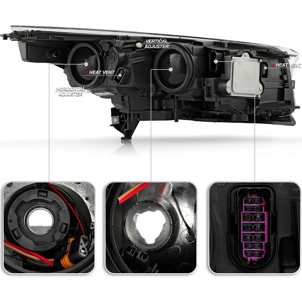 Faro Halógeno KEEKPO 2017-2019 Ford Escape Lado Conductor