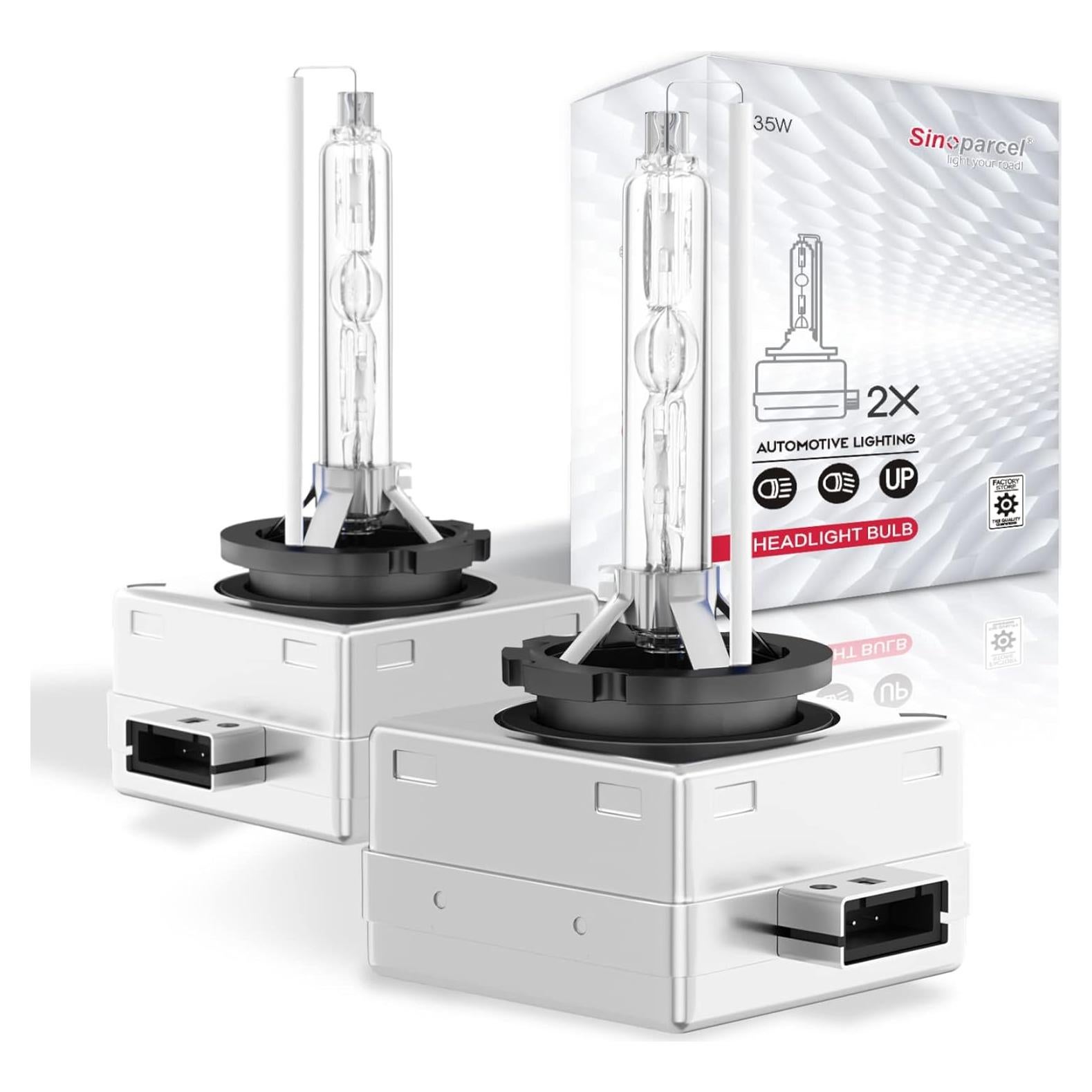 Bombillas HID Xenon D3S Sinoparcel 6000K 35W Paquete de 2