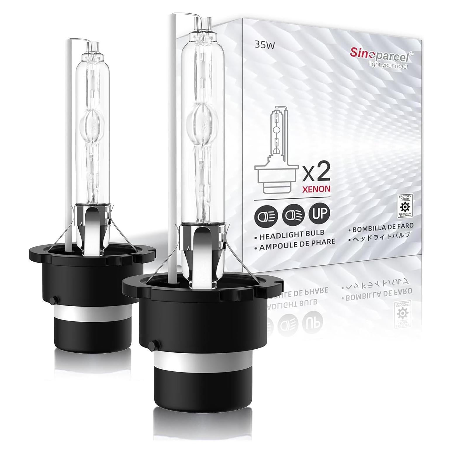 Bombillas Xenon HID D2S Sinoparcel 6000K 35W - Paquete de 2