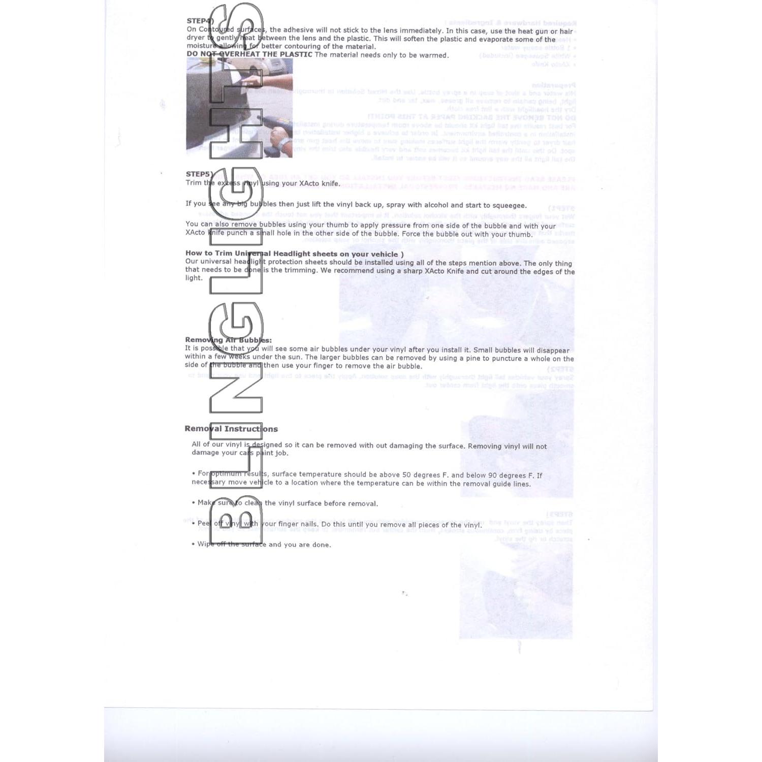 Cubiertas de película protectora de faros BlingLights Audi Q5 2009-2017