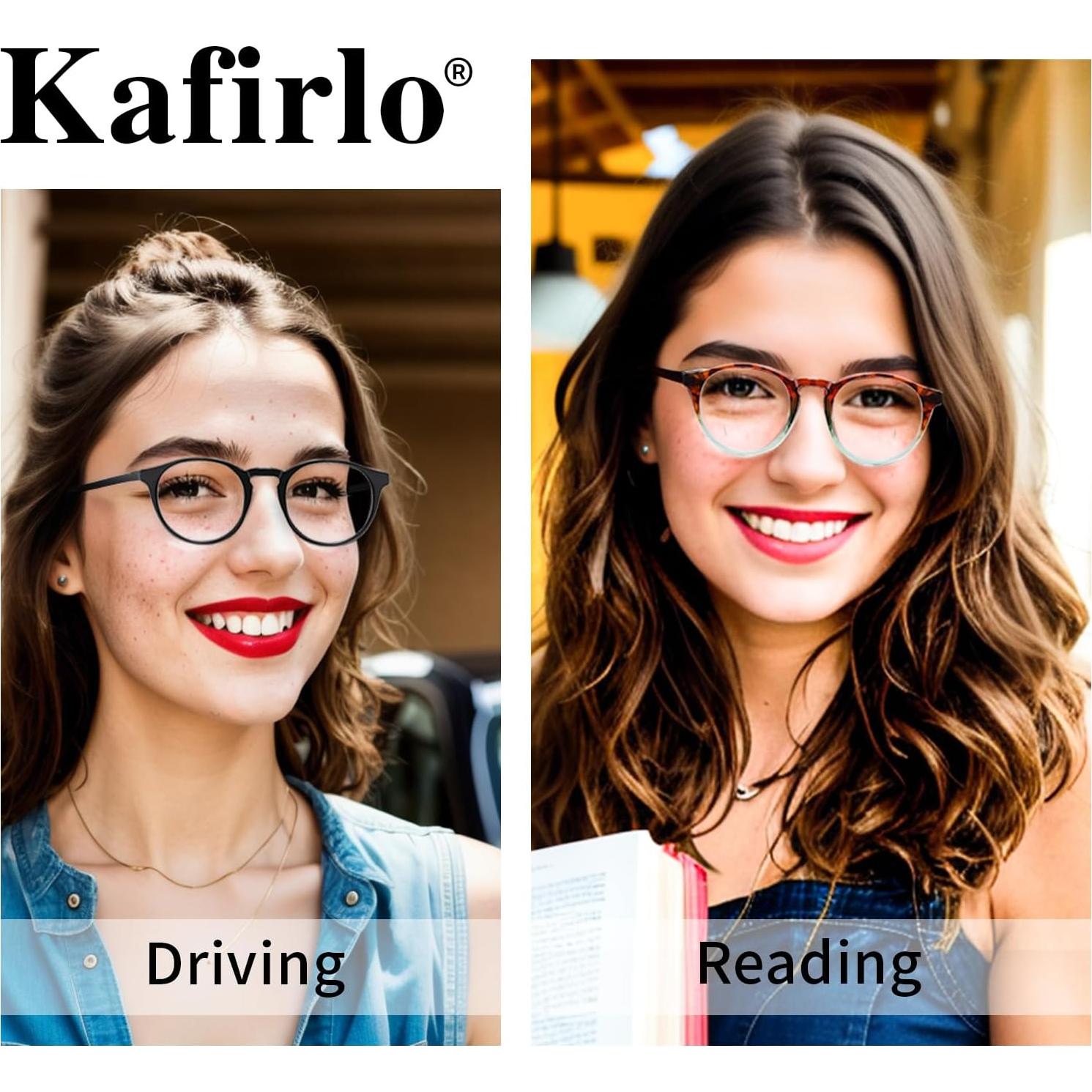 Gafas de lectura bifocales Kafirlo con bloqueo luz azul 1.5D