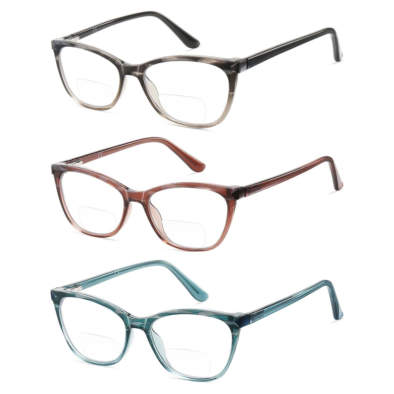 Gafas de lectura bifocales Kafirlo 1.25D bloqueo luz azul