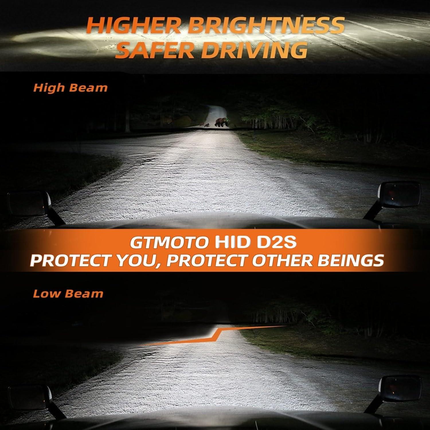 Bombillas D2S Xenón HID GTMOTO 6000K 35W para Infiniti QX60