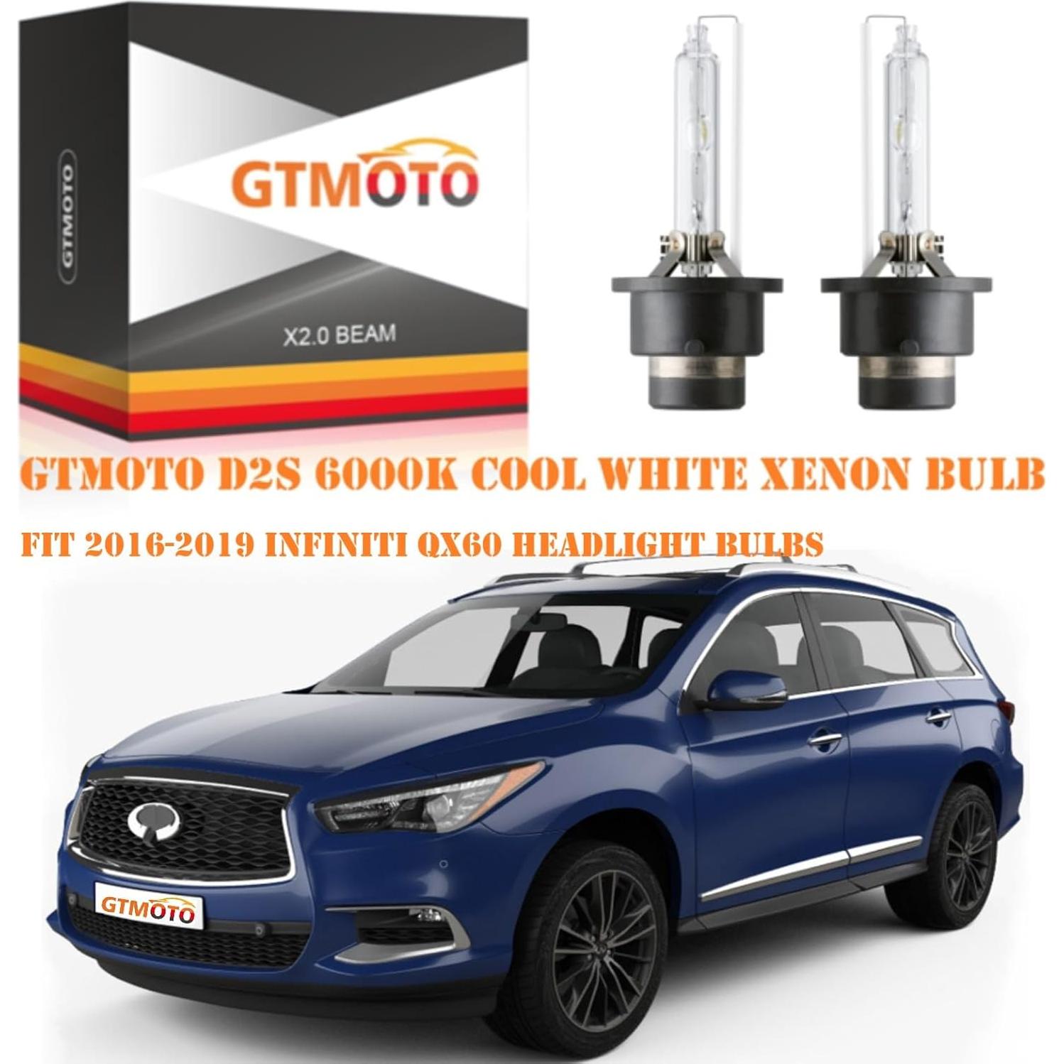 Bombillas D2S Xenón HID GTMOTO 6000K 35W para Infiniti QX60