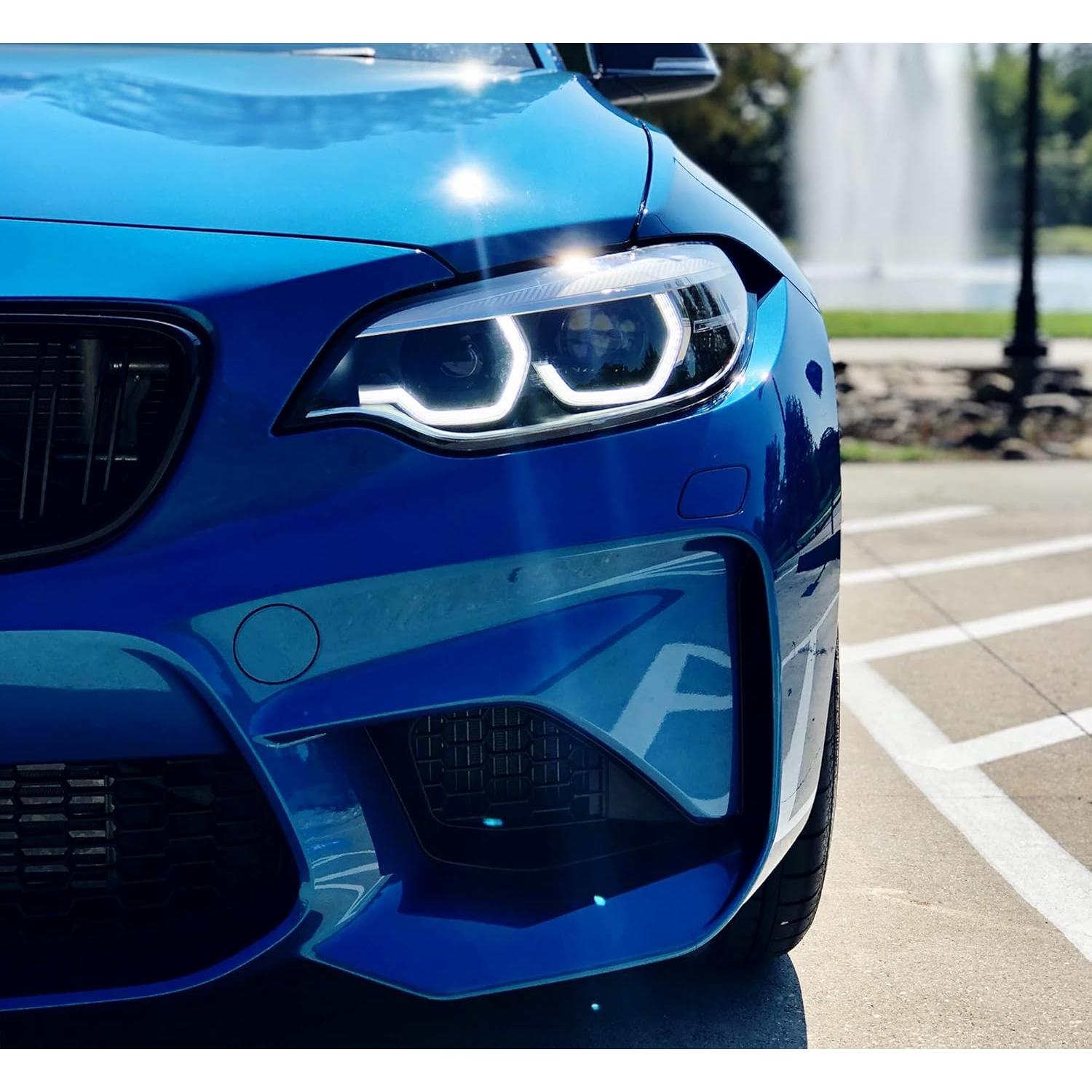 Anillos Halo LED iJDMTOY 7000K Blanco Xenón para BMW M3/M4