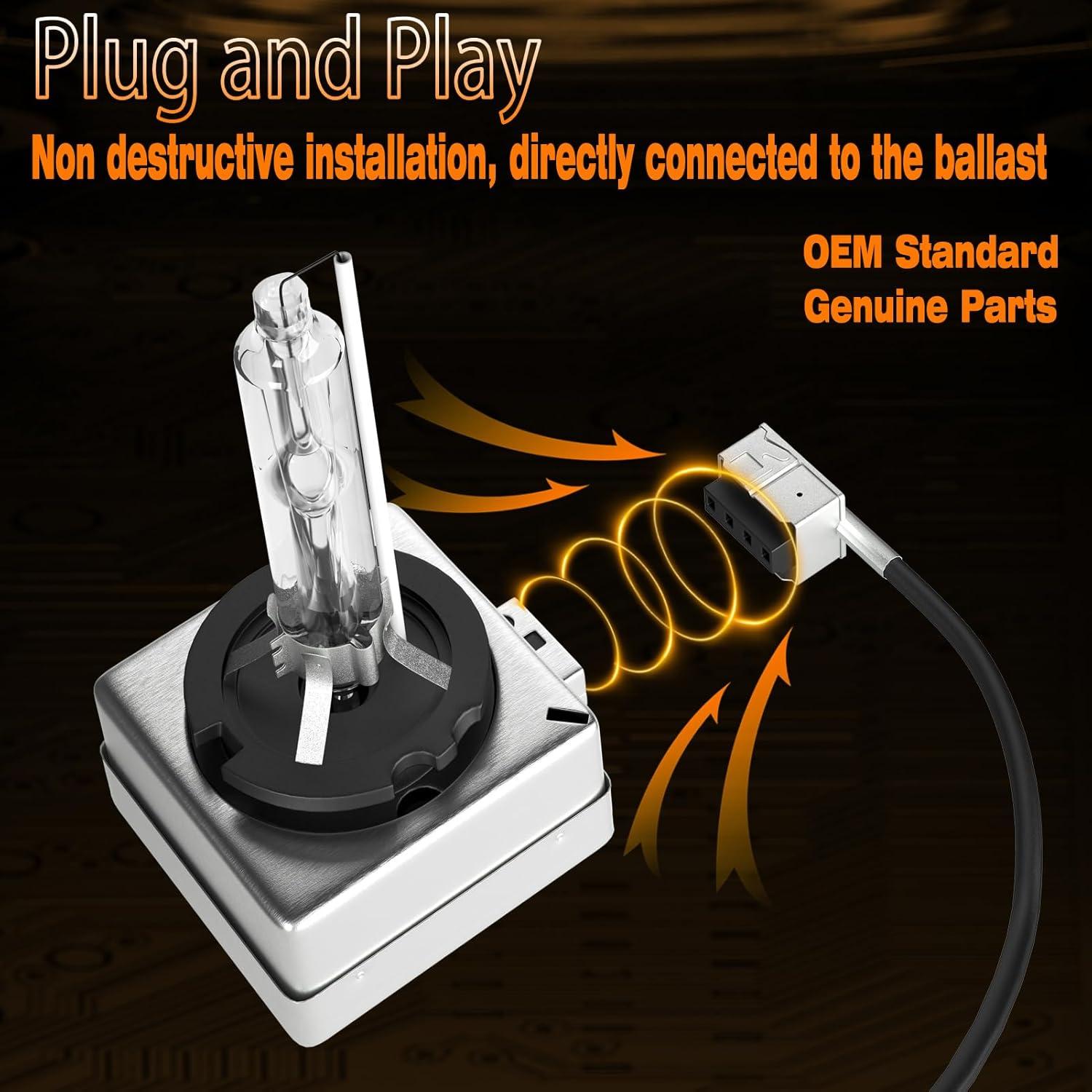 Faros Xenón D1S Xenooto para BMW X5 2007-2017 6000K 35W