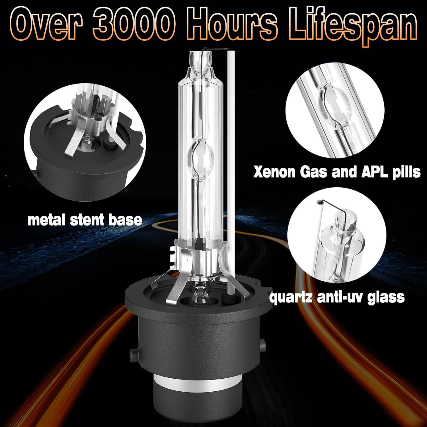 Bombillas D2S Xenón 6000K Xenooto para BMW X5 X3 2000-2006