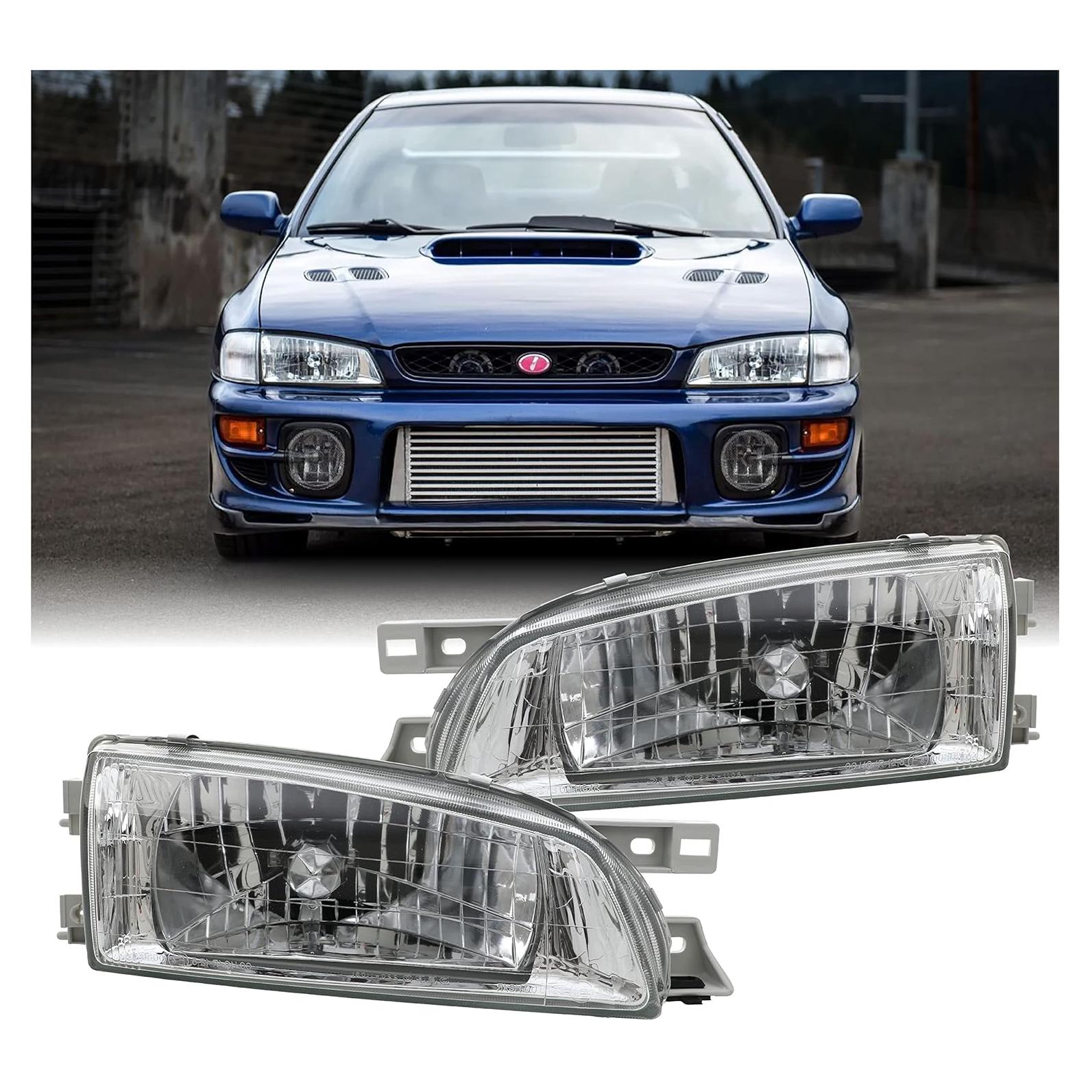 Conjunto de Faros de Cristal Claro USR para Subaru Impreza 95-01