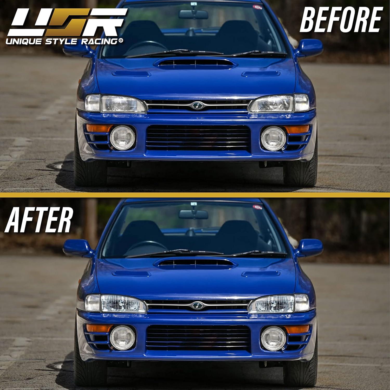 Conjunto de Faros de Cristal Claro USR para Subaru Impreza 95-01