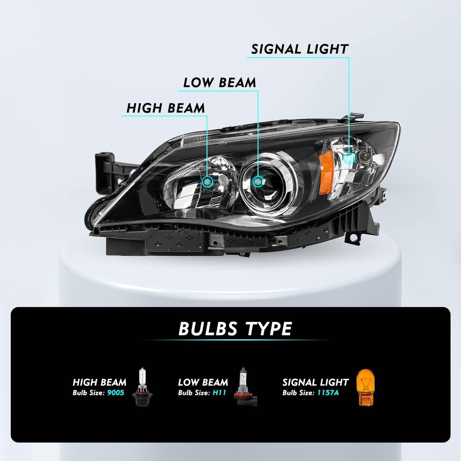 Faros Proyectores TUSDAR para Subaru Impreza 2008-2011