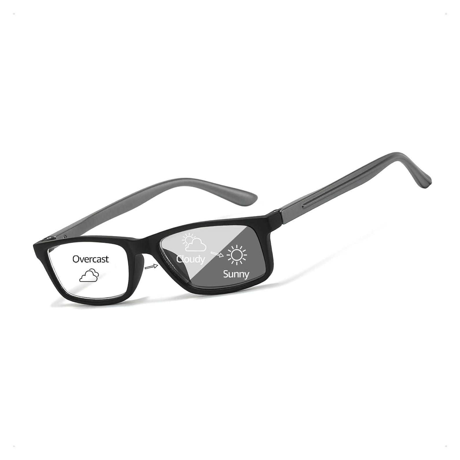 Gafas de lectura fotocromáticas LVIOE 2.5x protección UV