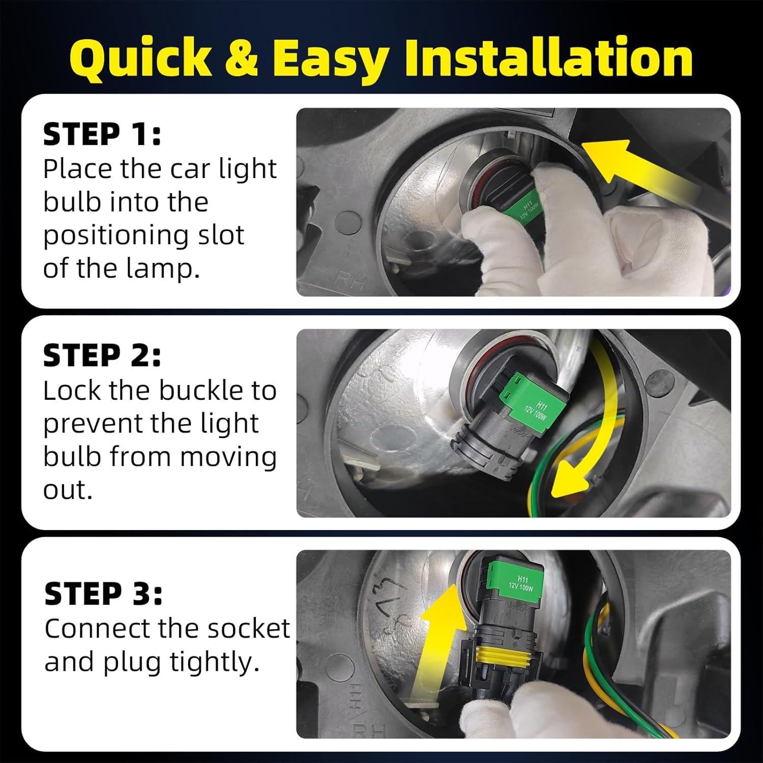 Bombillas Halógenas H7 AOXTOZH para Volkswagen Tiguan 2009-2018