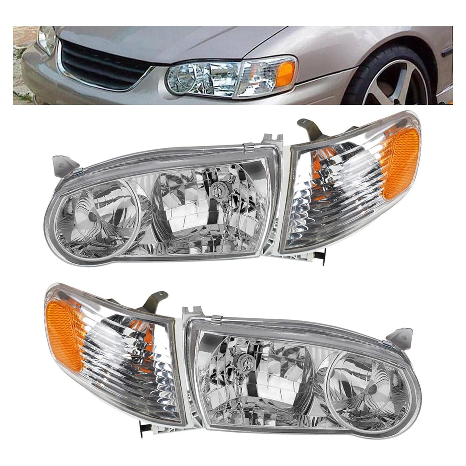Faros GXYWADY para Corolla 2001-2002, Impermeables, Lado Izquierdo y Derecho