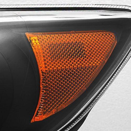 Faros Reemplazo AKKON para Toyota Corolla 2009-2010 Negros