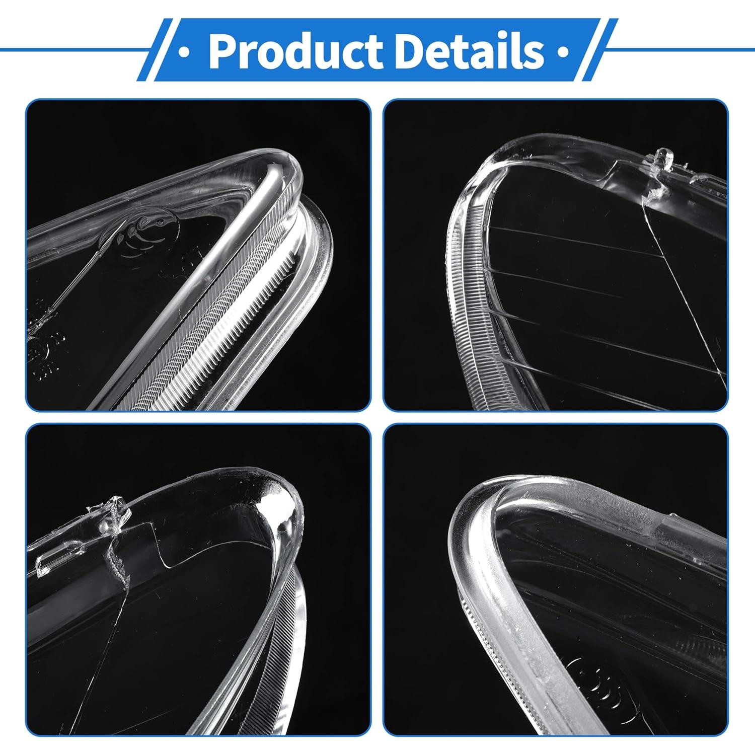 Cubierta de Lente de Faro A ABSOPRO para Peugeot 206 2004-2008