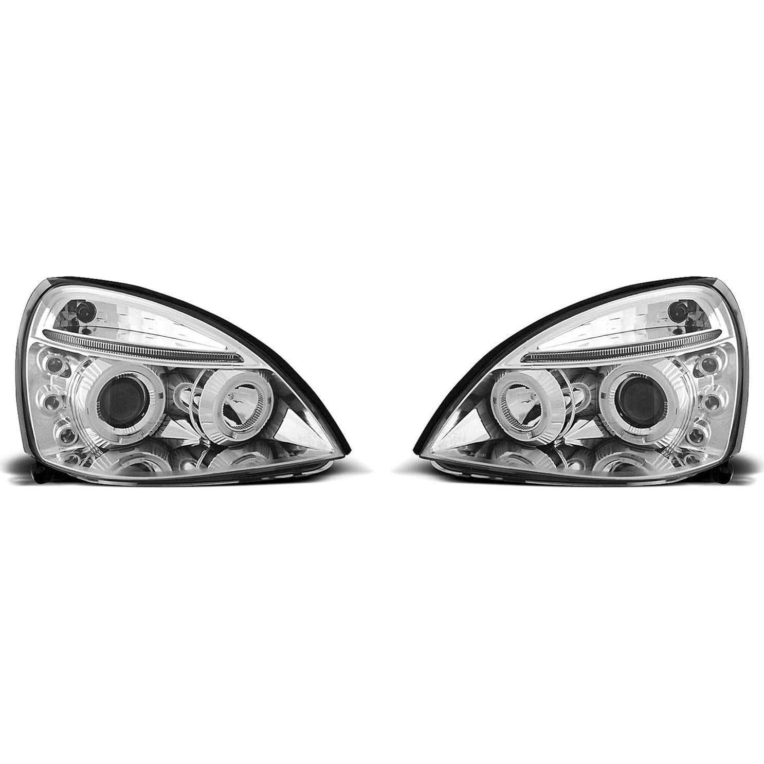 Faros Renault Clio II 2001-2005 GV-ZONE Cromo Luz Alta
