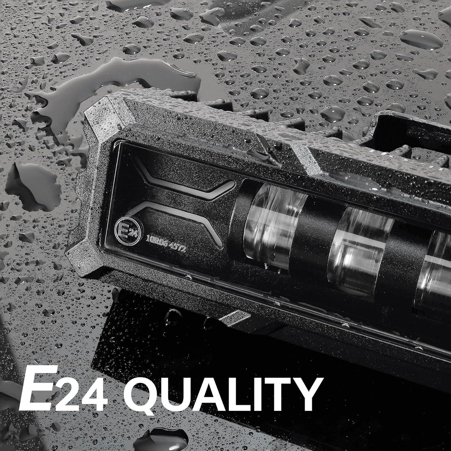 Barras de Luz LED 6 Pulgadas Hozilife 50W Duales Ámbar Blanco