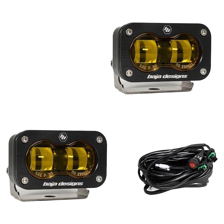 Luces Antiniebla LED Baja Designs S2 SAE Ámbar 2 PCS