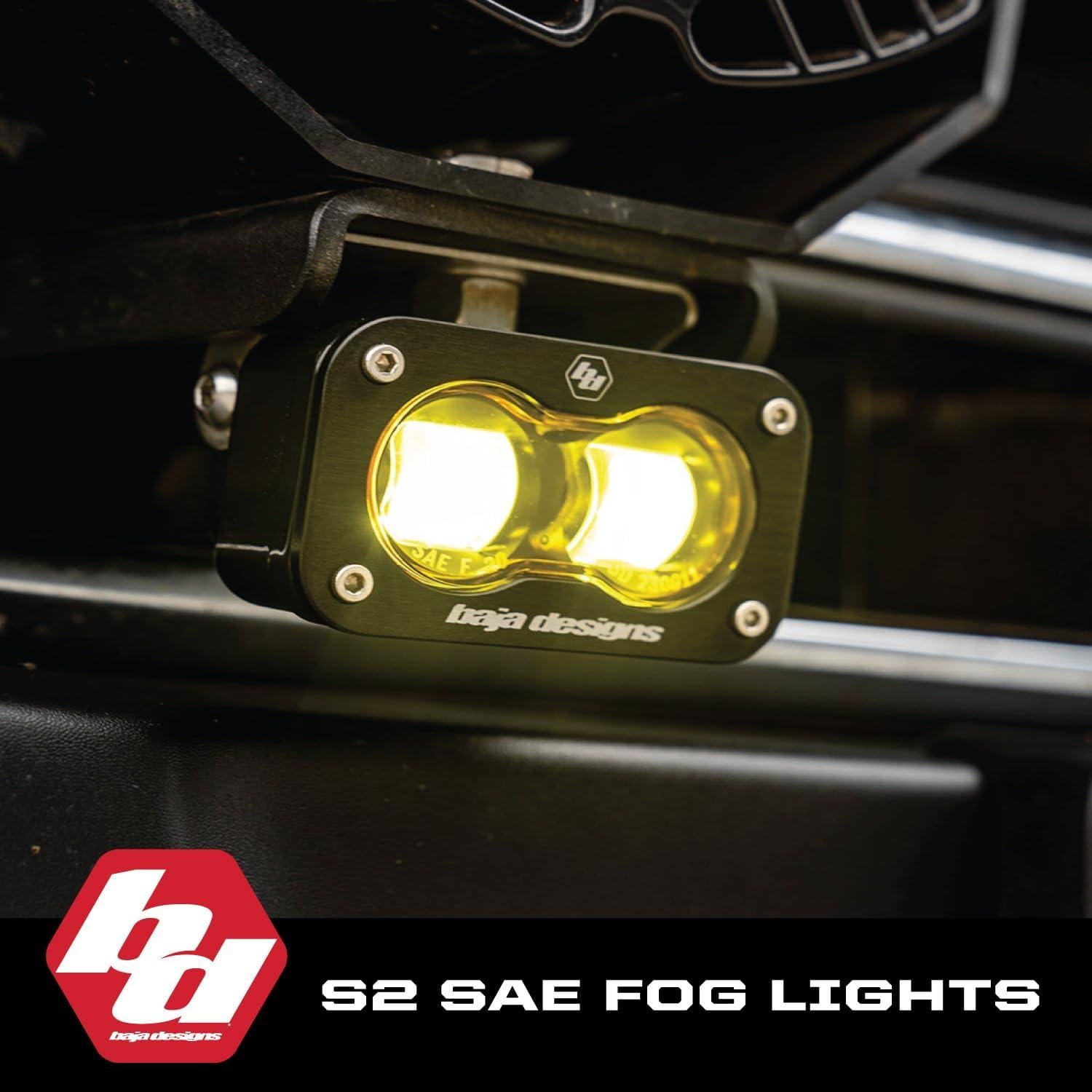 Luces Antiniebla LED Baja Designs S2 SAE Ámbar 2 PCS
