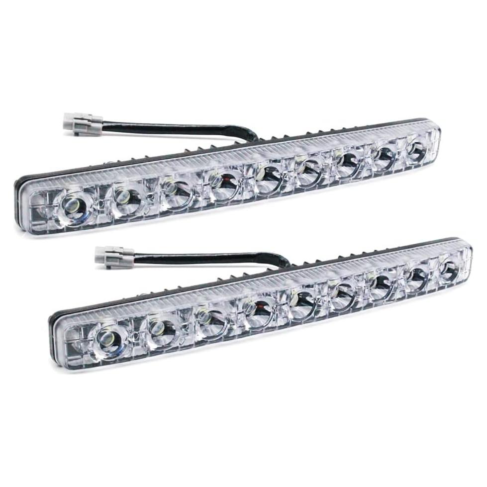 Luces LED de Conducción Diurna YIJINSHENG 9 LED Blancas