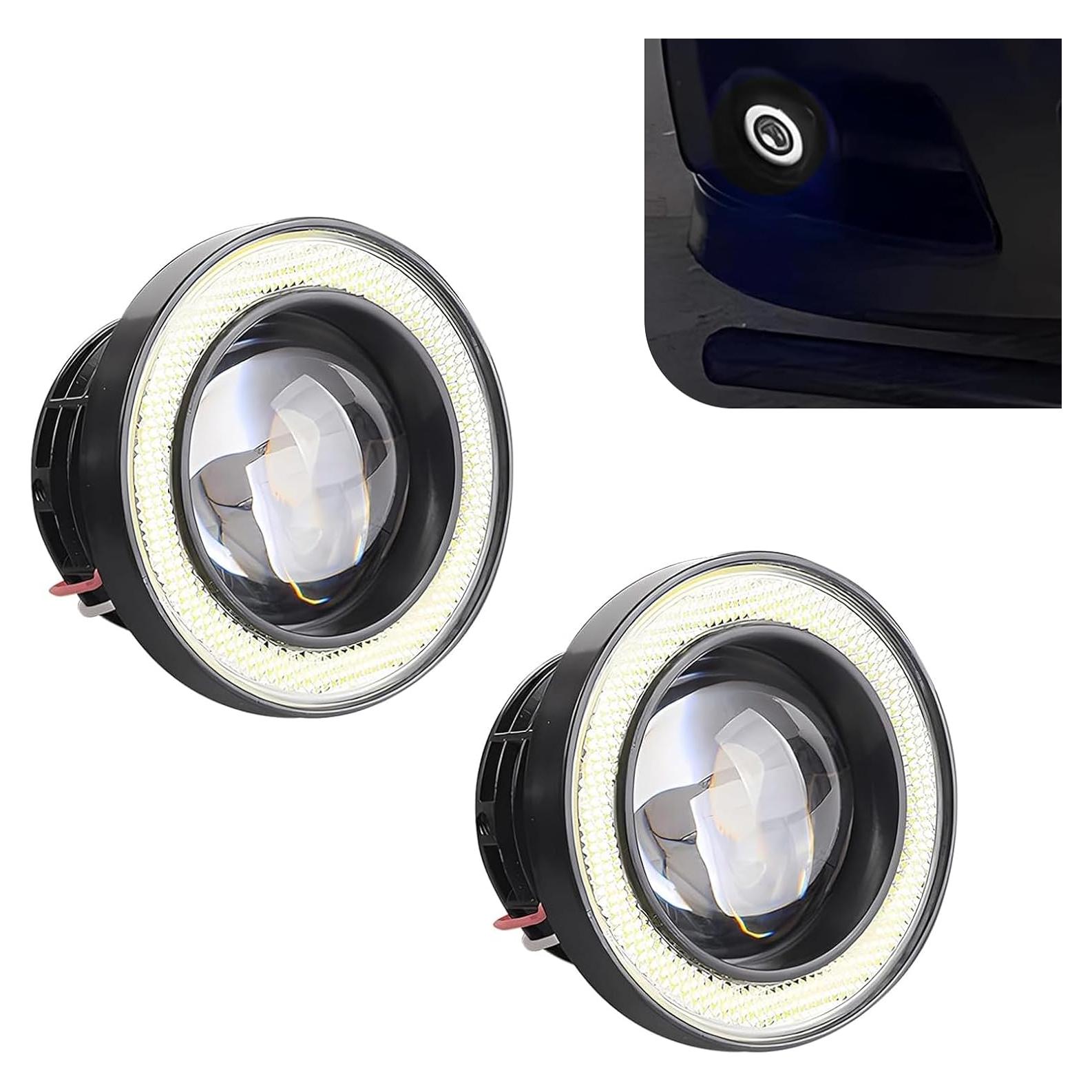Luz de Niebla LED Angel Eye Dogary 2 PCS 3" Blanca