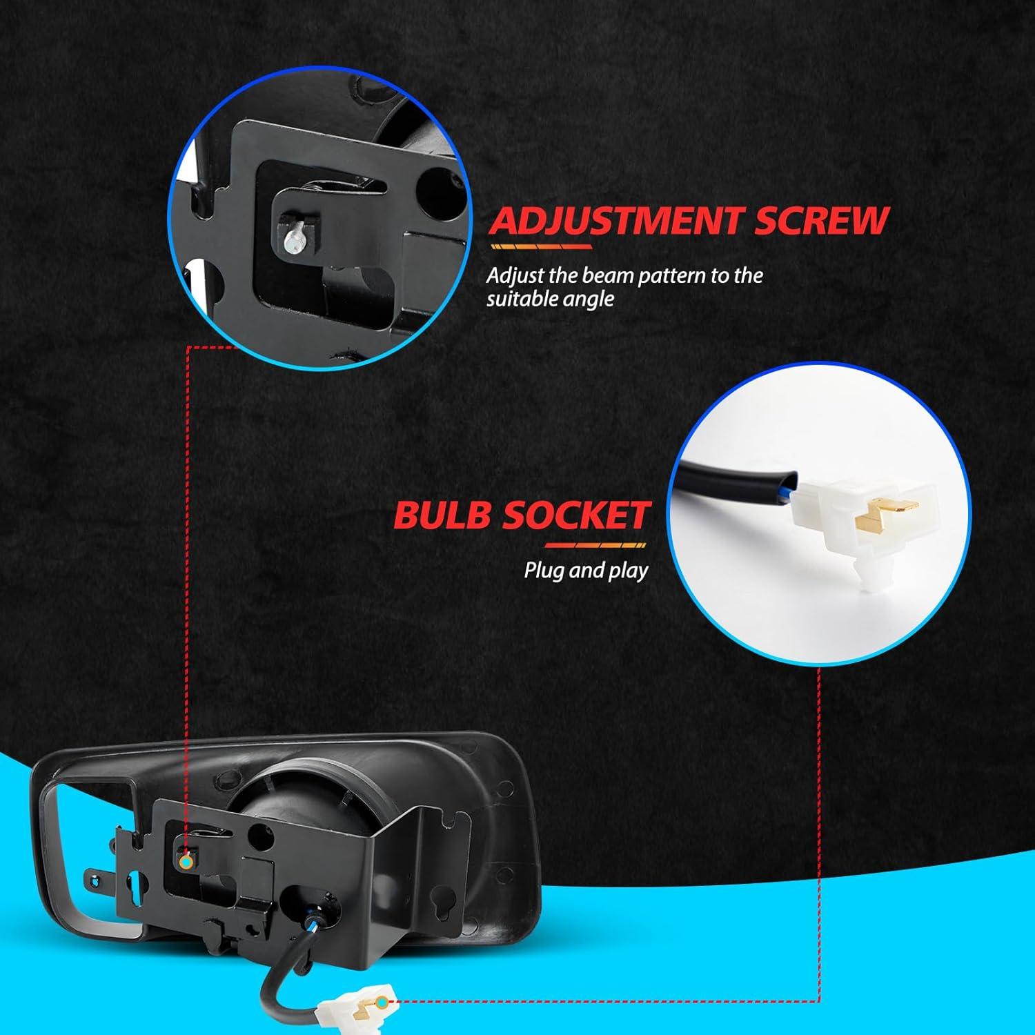 Luces Antiniebla SPIEGEER H3 12V 55W para Honda Civic 1999-2000