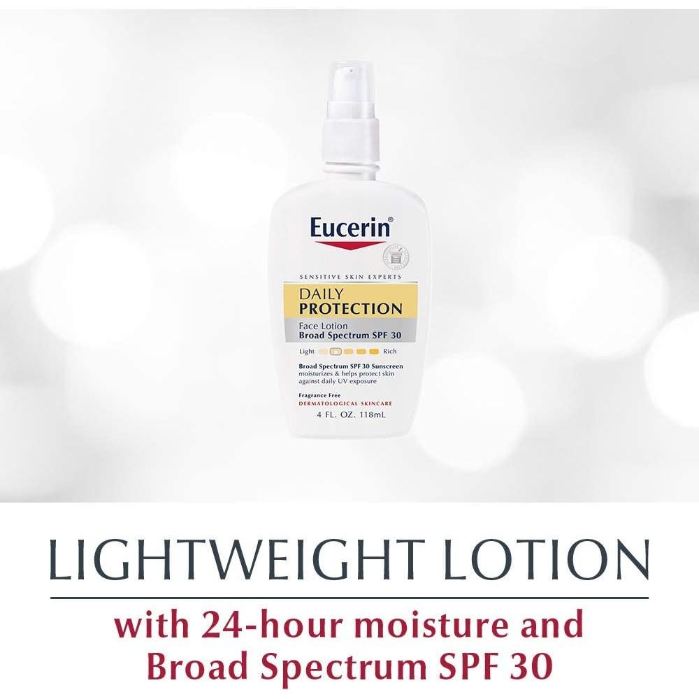 Loción Facial Eucerin SPF 30 Hidratante Piel Sensible 118 ml