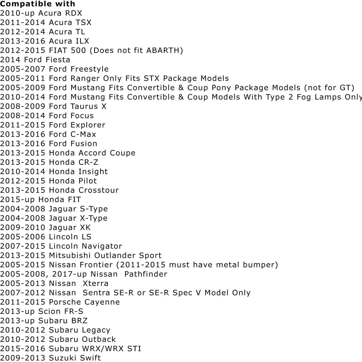 Lámparas de Niebla Amarillas iJDMTOY H11 55W - Par de 2 Unidades