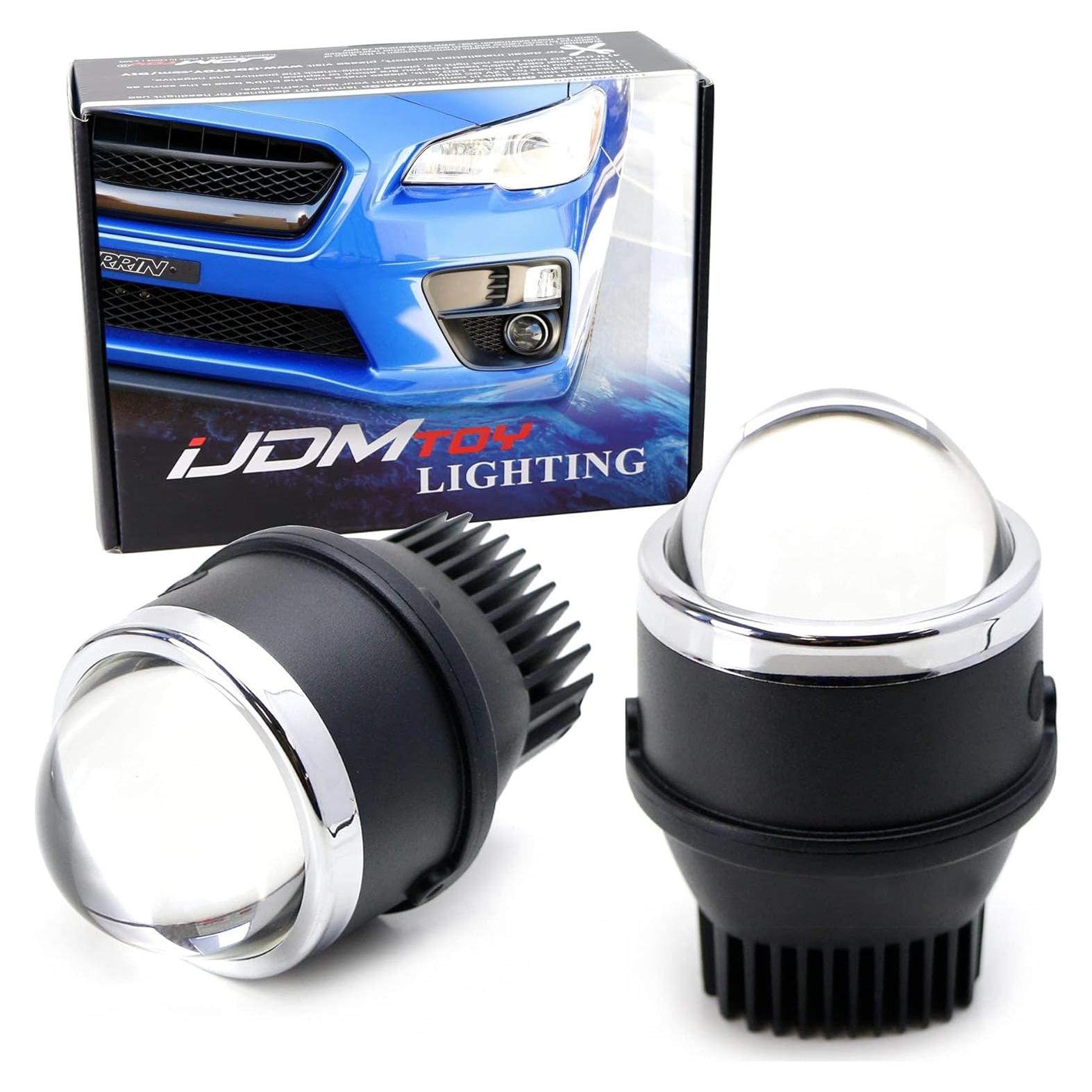 Kit de Luz Antiniebla LED iJDMTOY 10W 3.5" Blanco Compatible